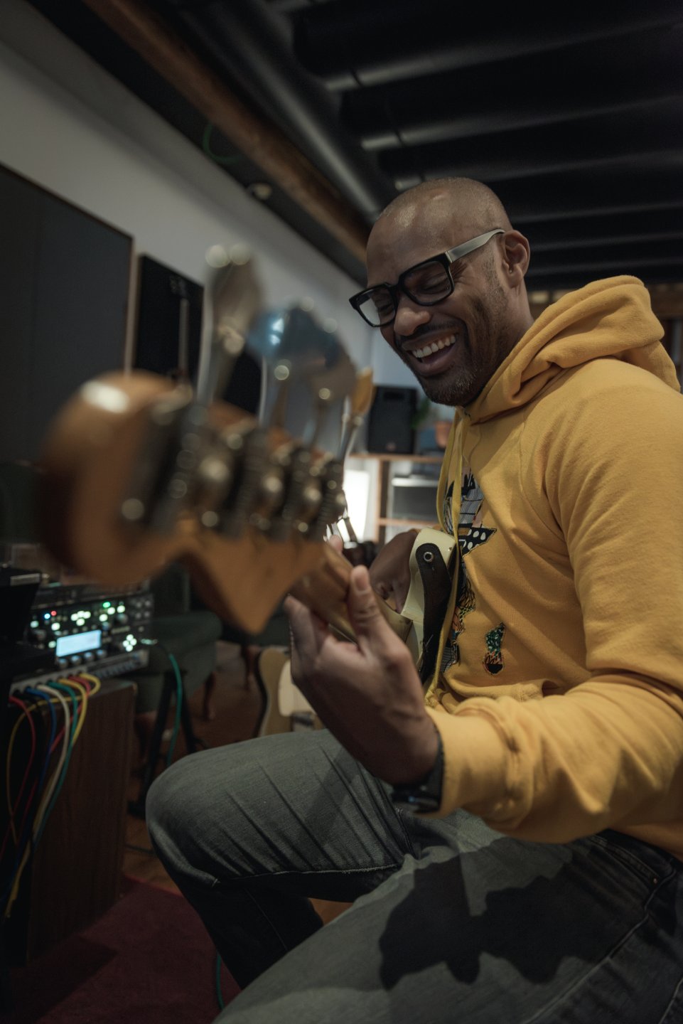 Clément Esso en studio