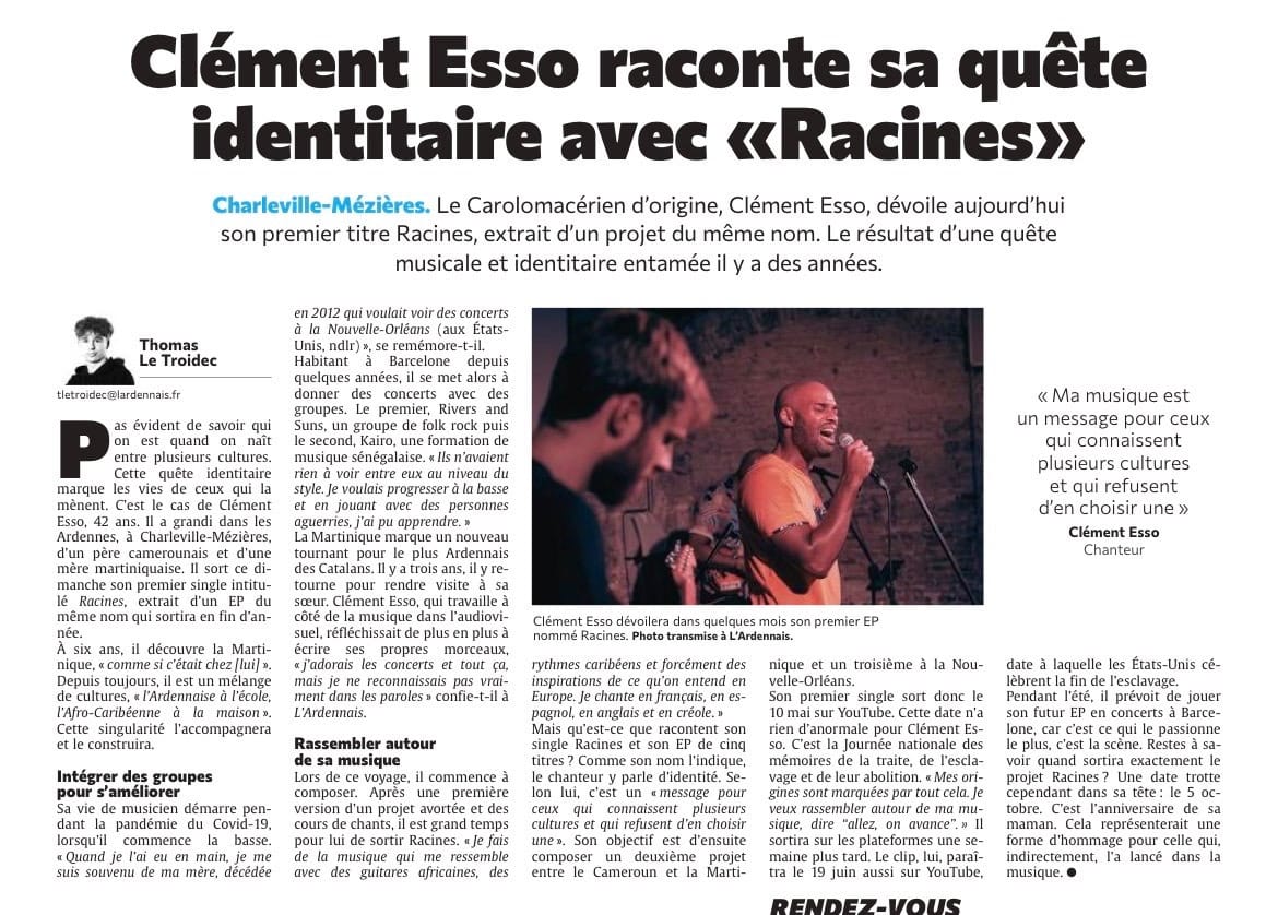Article L'Ardennais — Clément Esso, 10 mai 2026